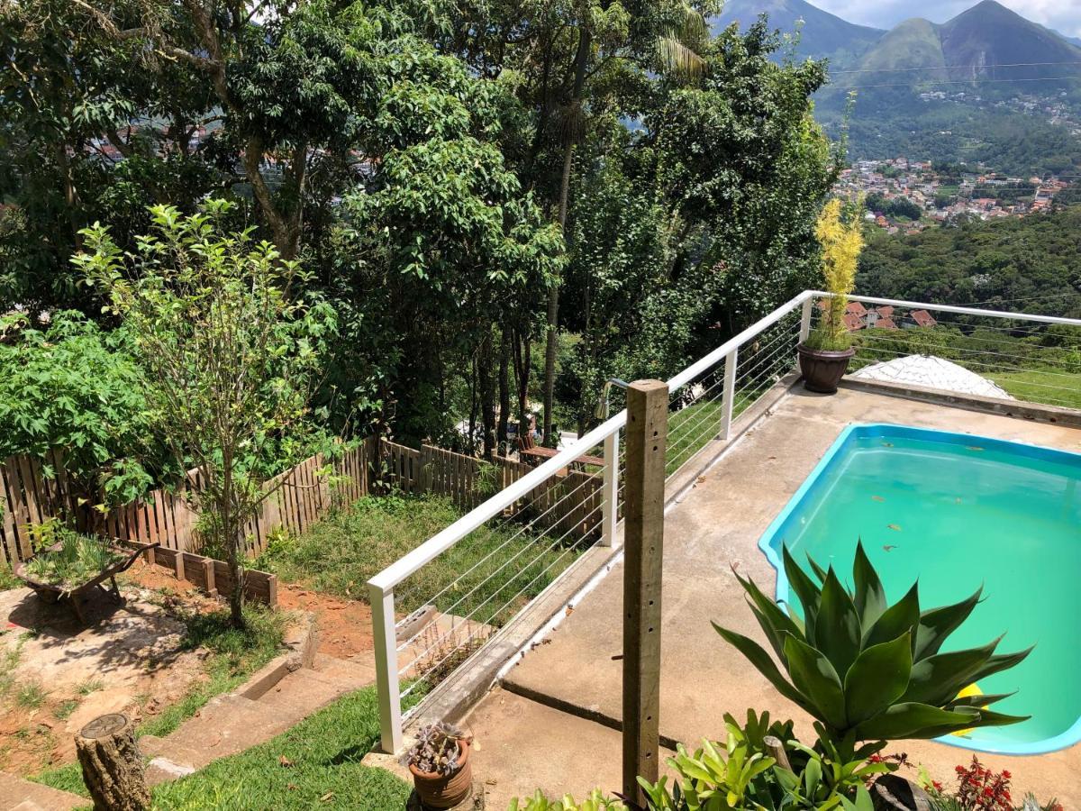 Villa casa aconchegante com linda vista a 5 min do centro Nova Friburgo Esterno foto