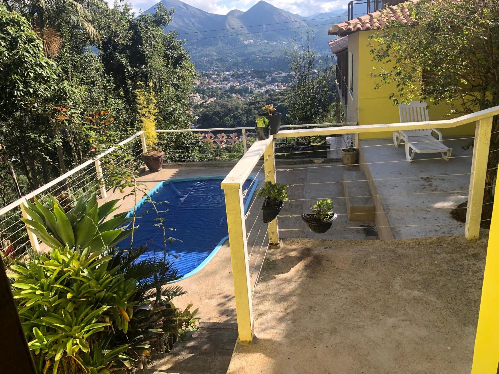 Villa casa aconchegante com linda vista a 5 min do centro Nova Friburgo Esterno foto